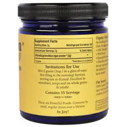 Sun Potion, Порошок Chlorella Algae, Органический, Твердая Обработка, 3,9 унции (111 г)