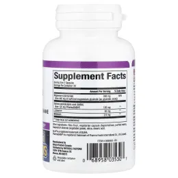 Natural Factors, Stess-Relax®, ночной глицинат магния с мелатонином, ГАМК и L-теанином, 60 капсул