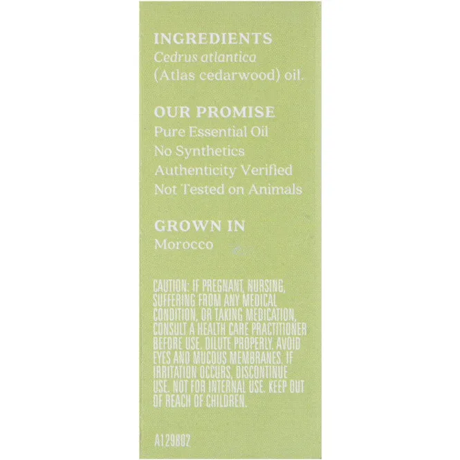 Aura Cacia, Discover Cedarwood, .25 fl oz (7.4 ml)