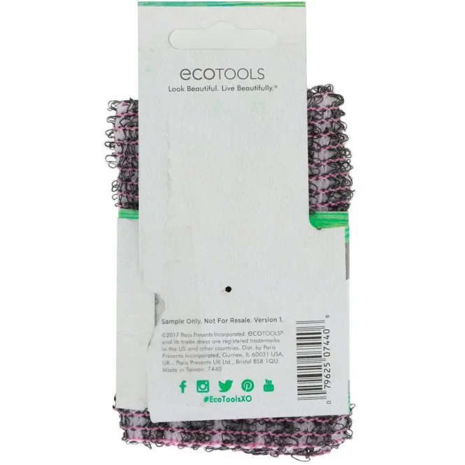 EcoTools, Салфетка для ванной, пропитанная активированным углем, 1 салфетка