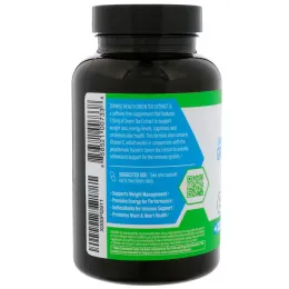 Zenwise Health, Экстракт зеленого чая без кофеина с ЭГКГ + витамином C, 120 растительных капсул
