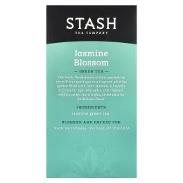 Stash Tea, зеленый чай, цветы жасмина, 20 чайных пакетиков, 38 г (1,3 унции)