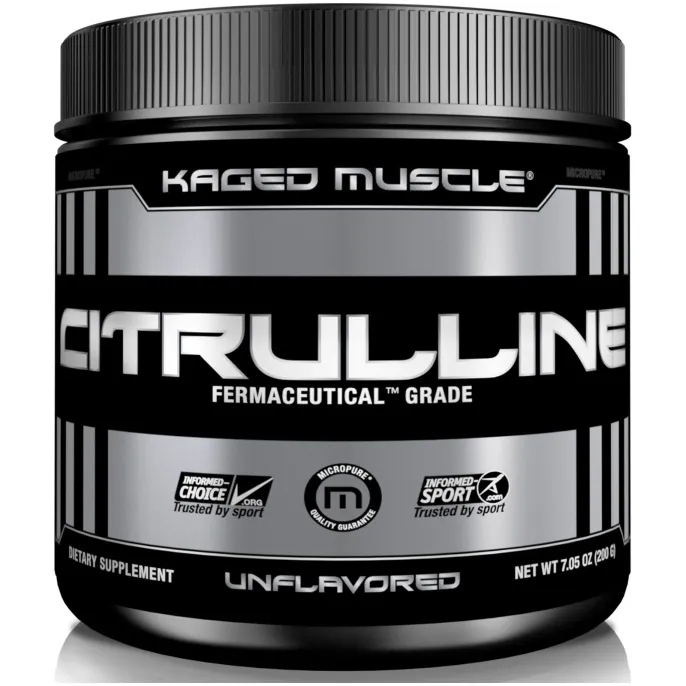 Kaged Muscle, Цитруллин, без ароматизаторов, 7 унций (200 г)
