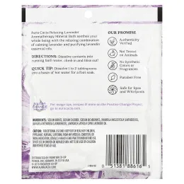 Aura Cacia, Aromatherapy Mineral Bath, расслабляющая лаванда, 70,9 г (2,5 унций)