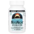 Source Naturals, MitoNight™ с мелатонином, 30 капсул