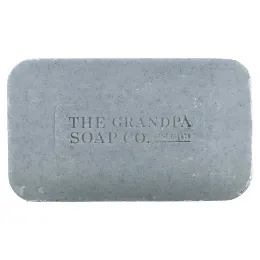 Grandpa's, Кусковое мыло для лица и для тела, антитоксичное, с древесным углем, 4,25 унции (120г)