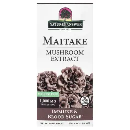 Nature's Answer, экстракт гриба-барана, без спирта, 30 мл (1 жидк. унция)