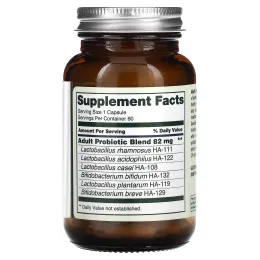 Flora, Udo's Choice, пробиотик для взрослых, 60 капсул