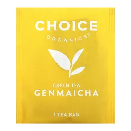 Choice Organic Teas, Зеленый чай, генмайча, 16 чайных пакетиков, 29 г (1,02 унции)