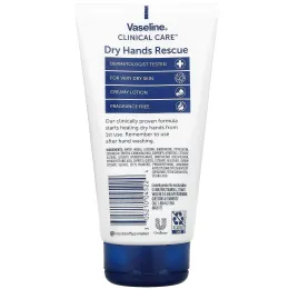 Vaseline, Clinical Care, средство для сухих рук, без отдушек, 150 мл (5,1 жидк. унц.)