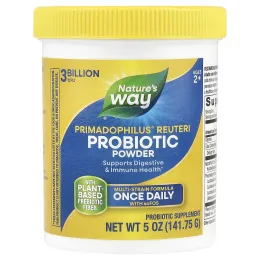 Probiotic Nature's Way Primadophilus Пробиотик порошок, содержащий несколько штаммов + scFOS (141,75 г)