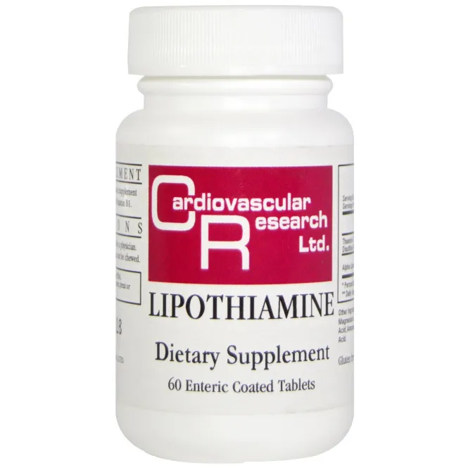 Cardiovascular Research Ltd., Липотиамин, 60 таблеток в кишечно-растворимой оболочке