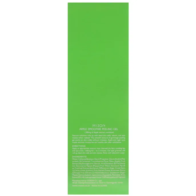 Mizon, Apple Smoothie Peeling Gel, 4.05 fl oz (120 ml)