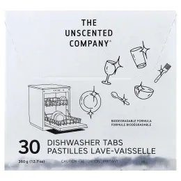 The Unscented Company, Таблетки для посудомоечной машины, 30 таблеток, 360 г (12,7 унции)
