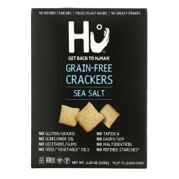 Hu, Grain-Free Crackers, Sea Salt, 4.25 oz (120 g)