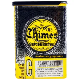 Chimes, Имбирные жевательные конфеты, арахисовое масло, 2 унции (56.7 г)