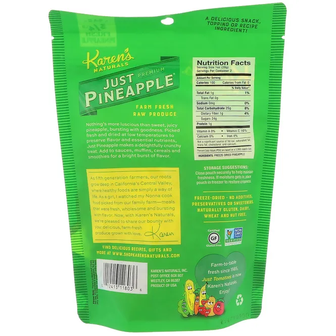 Karen's Naturals, Just Pineapple, 2 oz (56 g)