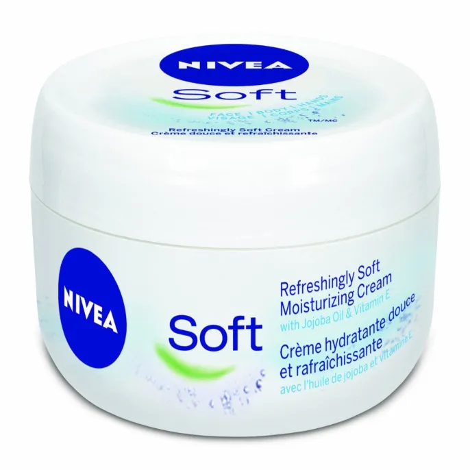 Nivea, Увлажняющий крем с маслом жожоба и витамином Е, мягкий, 192 г (6,8 унции)