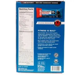 Clif Bar, Builder's Protein Bar, Cookies N' Cream, 12 Bars, 2.40 oz (68 g) Each