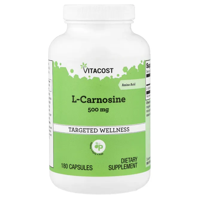 Vitacost, L-Carnosine, 500 mg, 180 Capsules