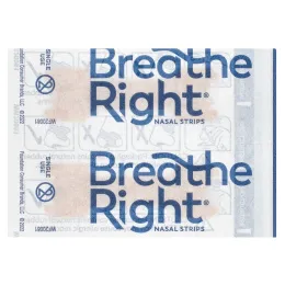 Breathe Right, Полоски для носа, маленькие / средние, 30 желто-коричневых полосок