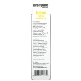 Everyone, Шариковая ароматерапия, для фокусировки, 10 мл (0,33 жидк. Унции)