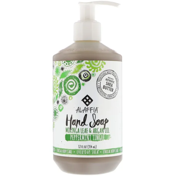 Everyday Shea, Мыло для рук, мятное покалывание, 12 унций (354 мл)