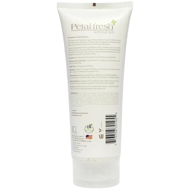 Petal Fresh, Botanicals Aloe &  Pomeganate Clay Facial Masque, 7.oz
