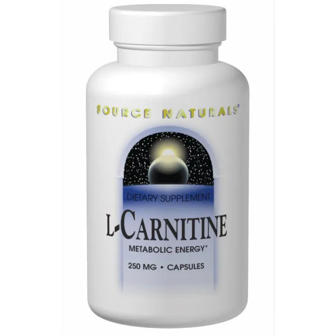 Source Naturals, L-карнитин, 250 мг, 120 капсул