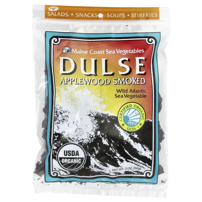 Maine Coast Sea Vegetables, Dulse, с копчением на яблоне, 56 г (2 унции)