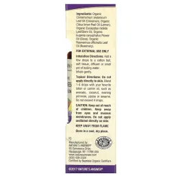 Nature's Answer, Thrones, на 100% чистая органическая смесь эфирных масел, 15 мл (0,5 жидк. унции)