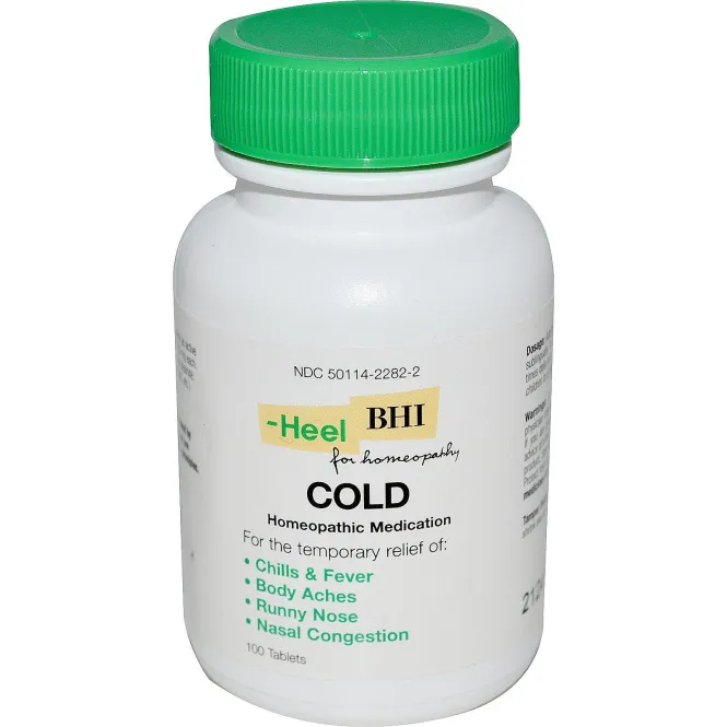 MediNatura, BHI, средство от простуды, 100 таблеток