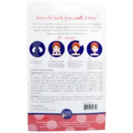 Miss Spa, Укрепление + подтяжка, 1 пара предварительно обработанные гелевые маски, 0,17 унции (5 г)