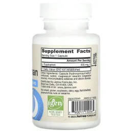 Jarrow Formulas, L-триптофан, 500 мг, 60 капсул
