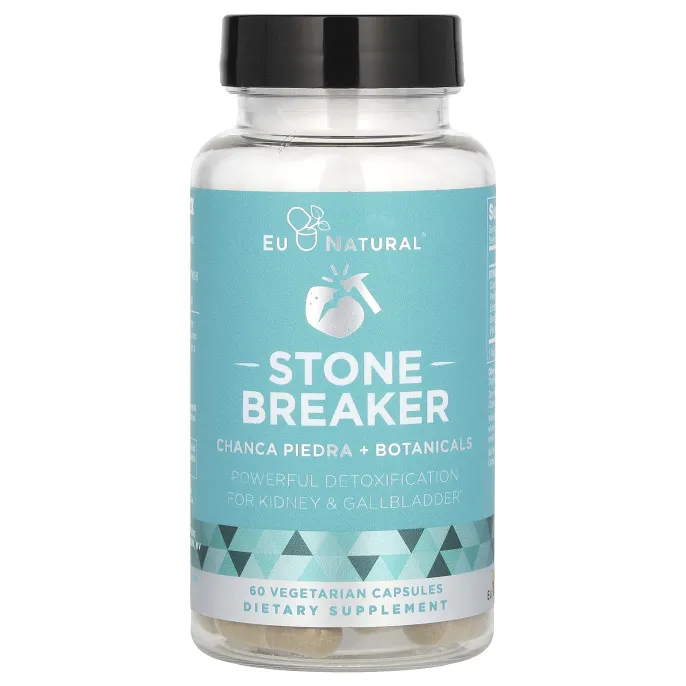 Eu Natural, STONE BREAKER, филлантус нирури, 60 вегетарианских капсул