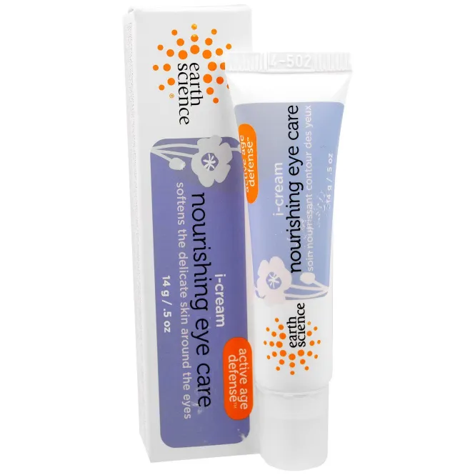 Earth Science, Активная защита от старения, i-Крем, Питательный уход за кожей вокруг глаз, 0.5 унций (14 г)