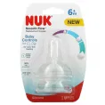 NUK, Сменные соски Smooth Flow, от 6 месяцев, 2 соски
