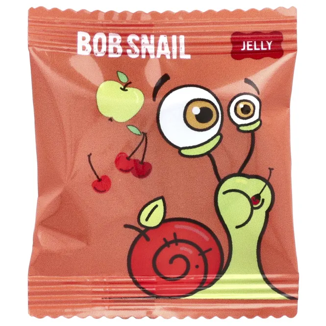 Bob Snail, фруктовое желе, яблоко и вишня, 10 шт., 90 г