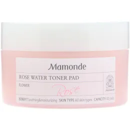 Mamonde, Тонизирующие подушечки с розовой водой, 40 подушечек