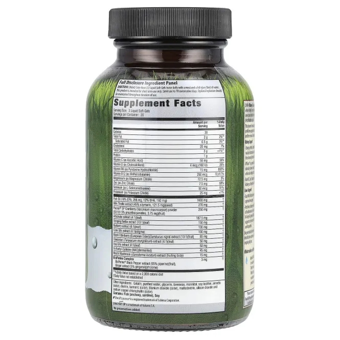 Irwin Naturals, Супер Очищение почек и печени 60 софтгелей