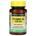 Mason Natural, Витамин B6, 250 мг, 60 таблеток