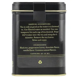 Harney & Sons, черный чай, шоколад и мята, 112 г (4 унции)