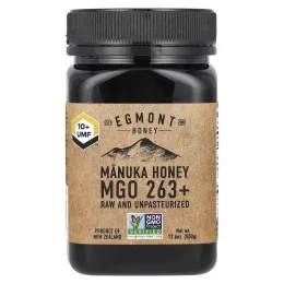 Egmont Honey, Мед манука, необработанный и непастеризованный, 263+ MGO, 500 г (17,6 унции)