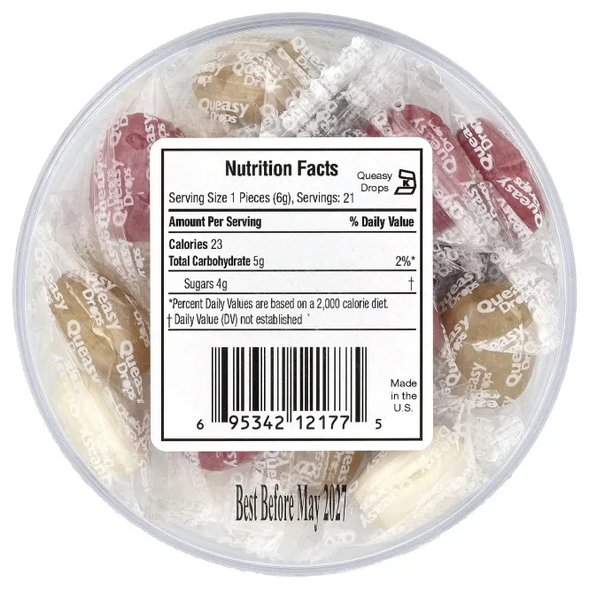 Preggie, Queasy™, капли, ассорти, 21 пастилка