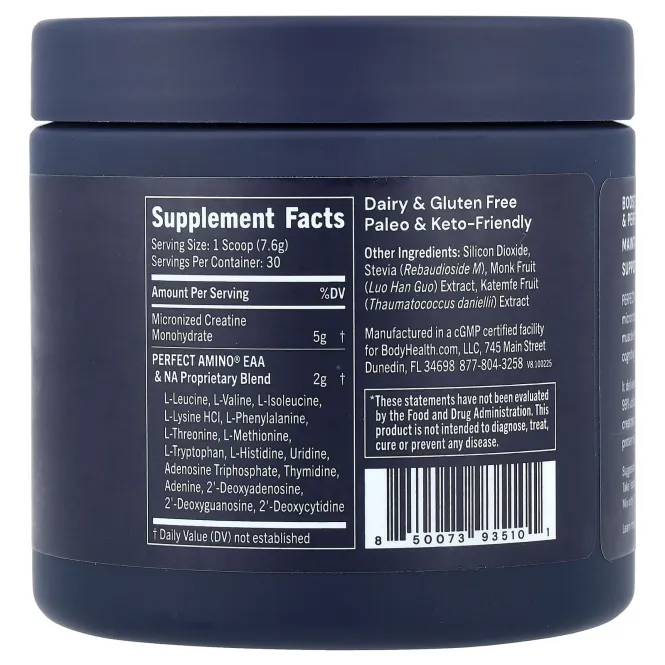 BodyHealth, Perfect Amino®, креатин, 228 г (8,04 унции)