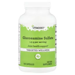 Vitacost, сульфат глюкозамина, 180 капсул