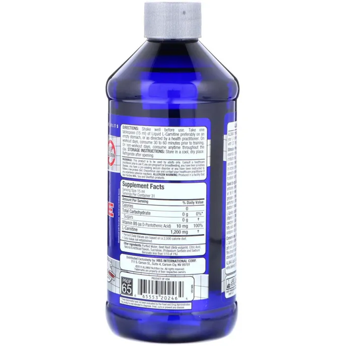 ALLMAX Nutrition, Liquid L-Carnitine, Wildberry Blast Flavor, 473 ml