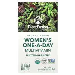 PlantFusion, Мультивитамины для женщин, 60 веганских таблеток