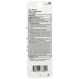 Almay, Clear Complexion Concealer, 200, Light/Medium, 0.18 fl oz (5.3 ml)