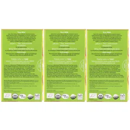 Pukka Herbs, Органическая куркума актив, Без кофеина, Упаковка из 3 единиц, По 20 пакетиков травяного чая в каждой